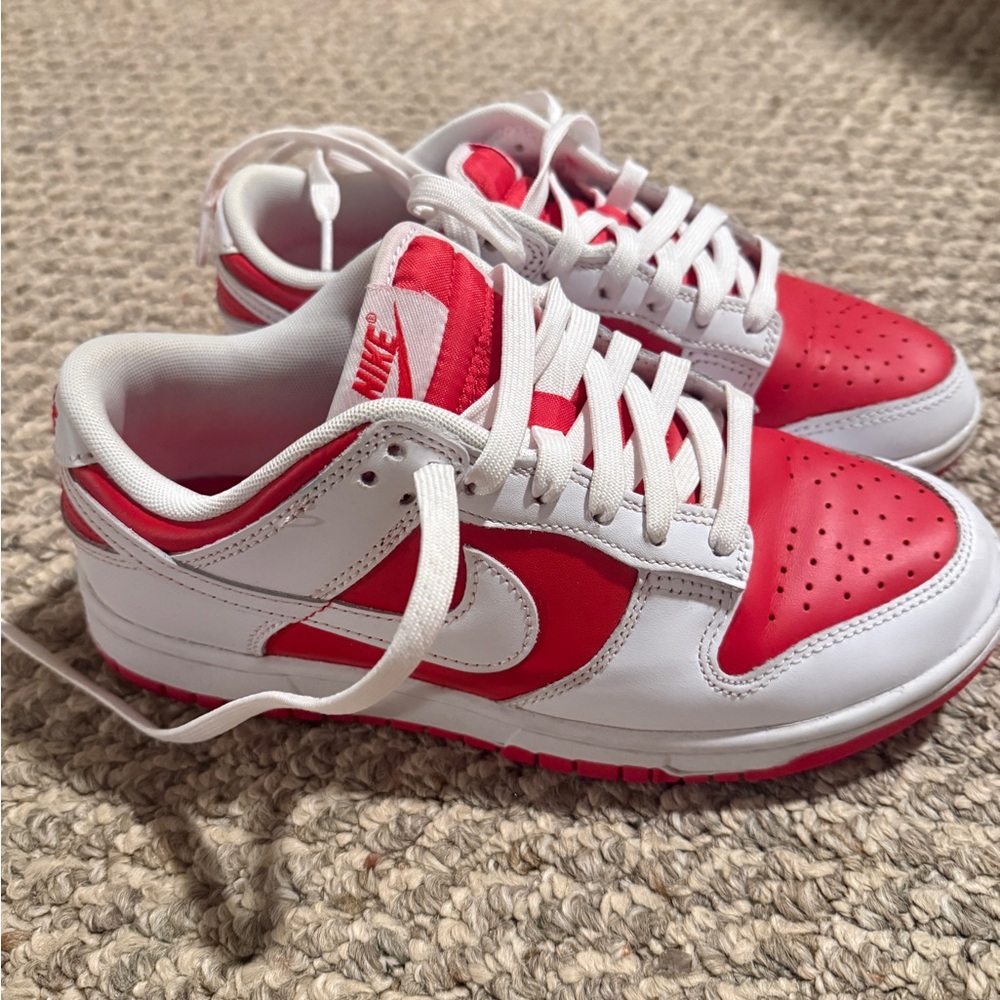 Nike Women’s Dunk Low Red & White